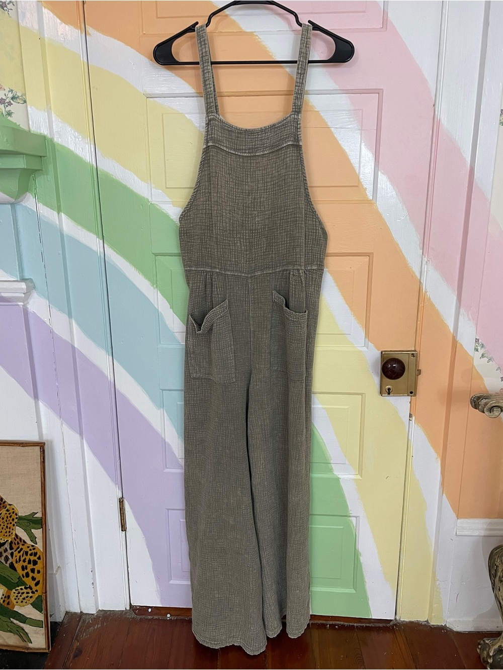 Anthropologie Maronie Cotton Gauze Overalls Sz S 🧡🎀 - Picture 2 of 9